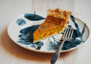 Kabocha Squash Pie with Black Pepper & Ginger