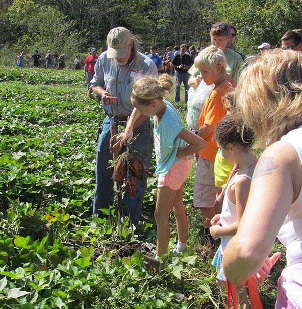 CSA field day at Harmony Valley Farm