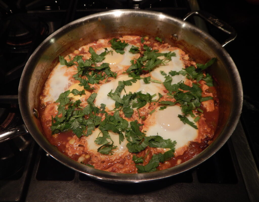 Summer Vegetable & Amaranth Shakshuka