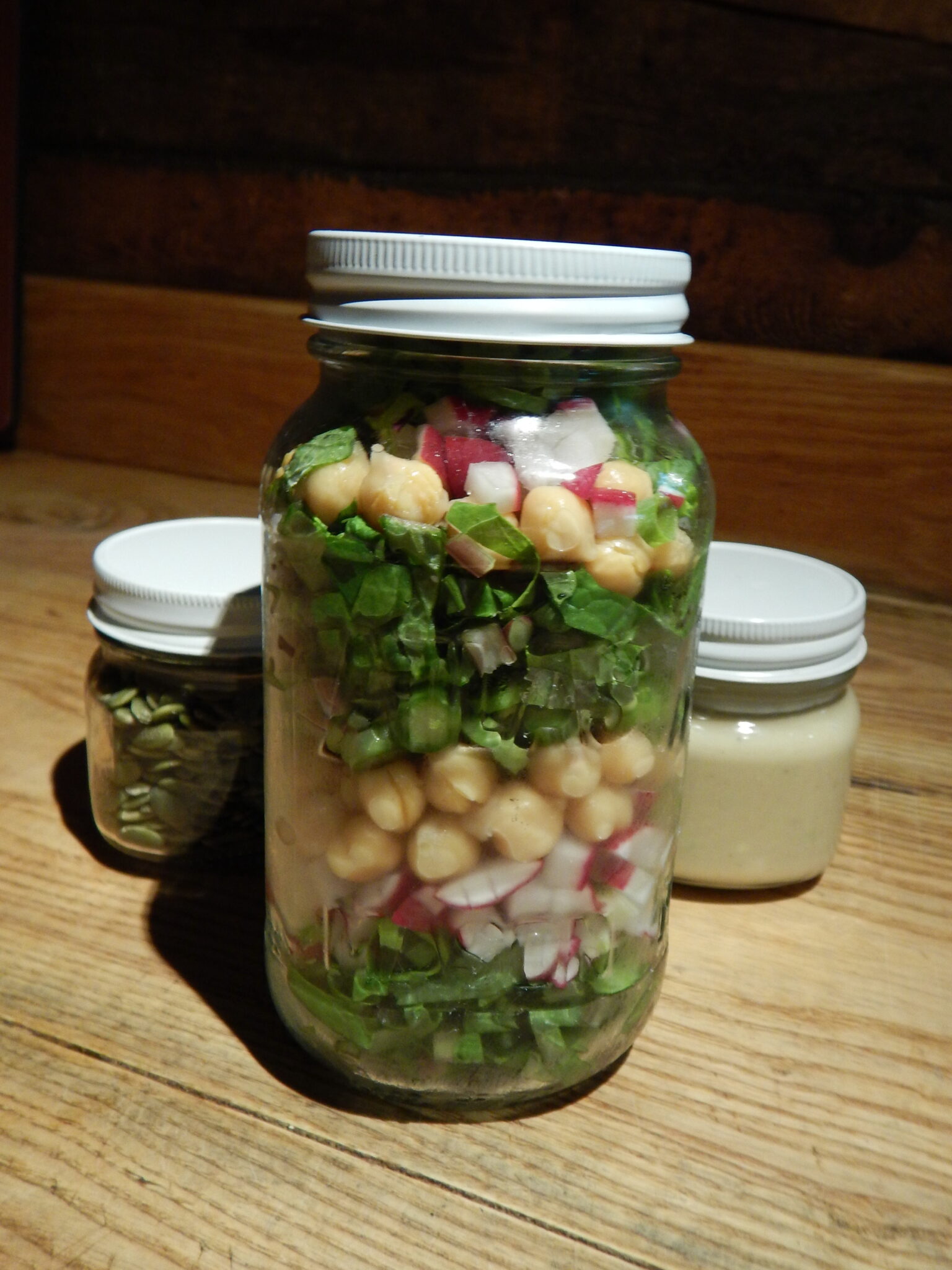 Hon Tsai Tai Salad “To Go” with Miso Honey Dressing – Harmony Valley Farm