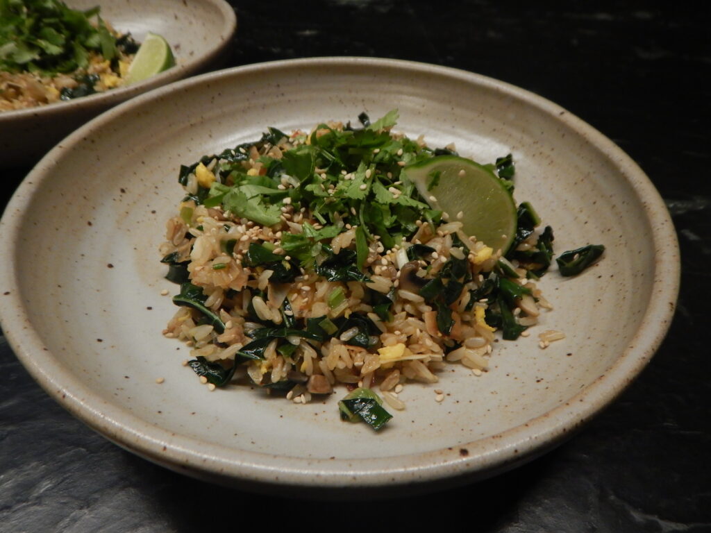 Spicy Kale & Coconut Fried Rice