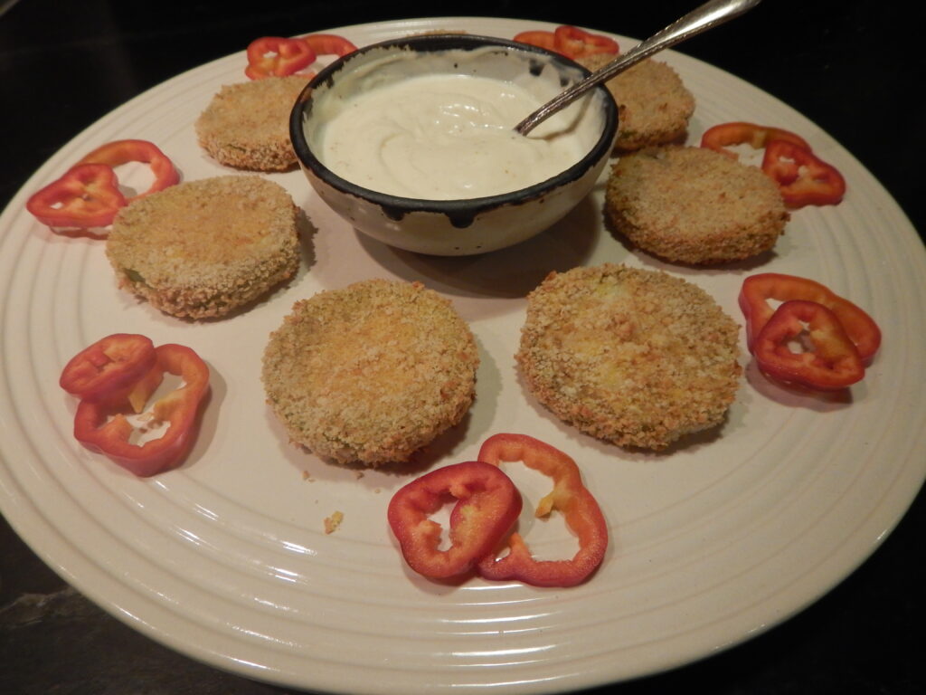 Oven Fried Tomatillos