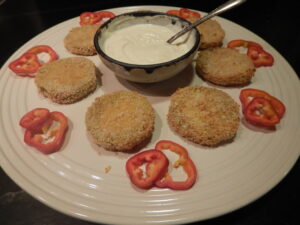 Oven Fried Tomatillos
