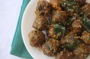 Crispy Amaranth Leaves Balls