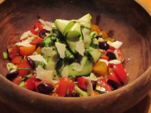 Shaved Zucchini Salad with Parmesan
