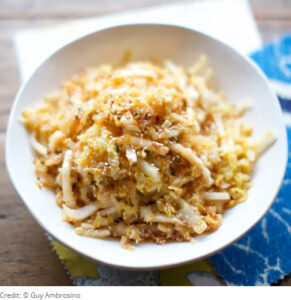 Stir-Fried Napa Cabbage with Spicy Garlic Dressing